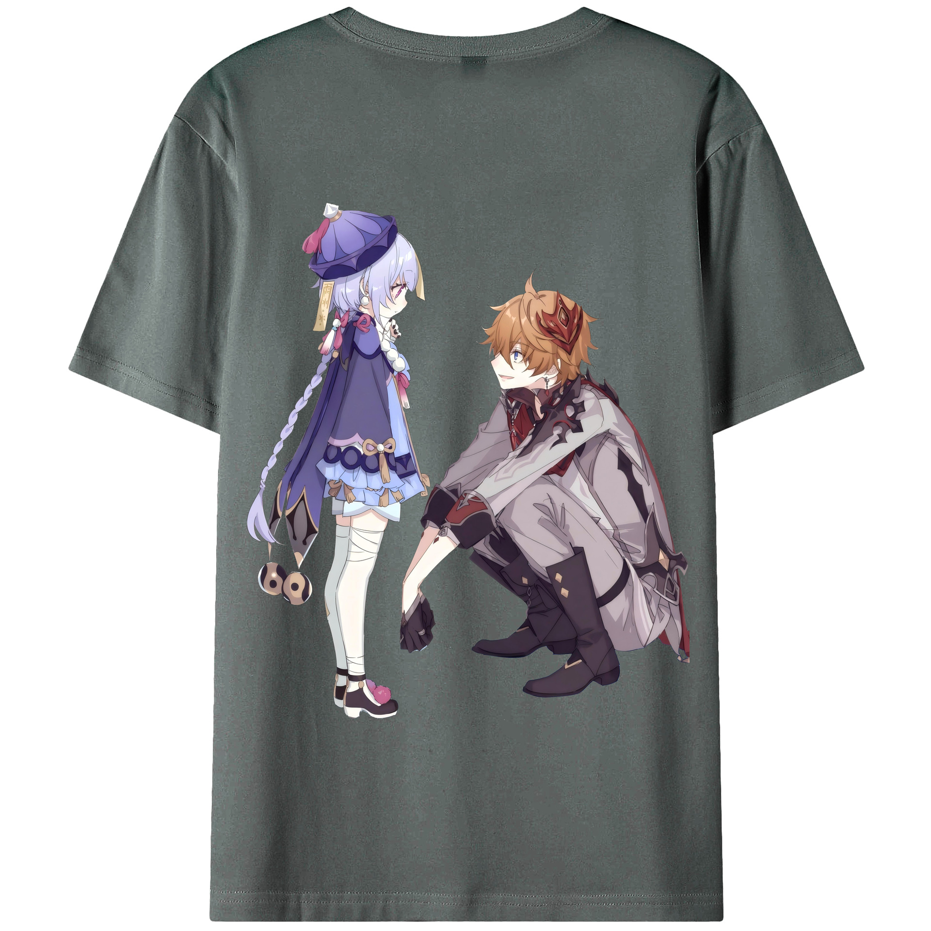 げんし神 七七 なな  genshin Nana 綿100％半袖Tシャツ（背面プリント）